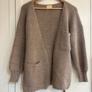 First Rite Sweater Coat in Fog XS